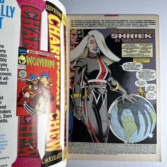 Excalibur #56 Early November 1992 Marvel Comic Book At Mercy Of Madness Psylocke - Picture 6 of 7